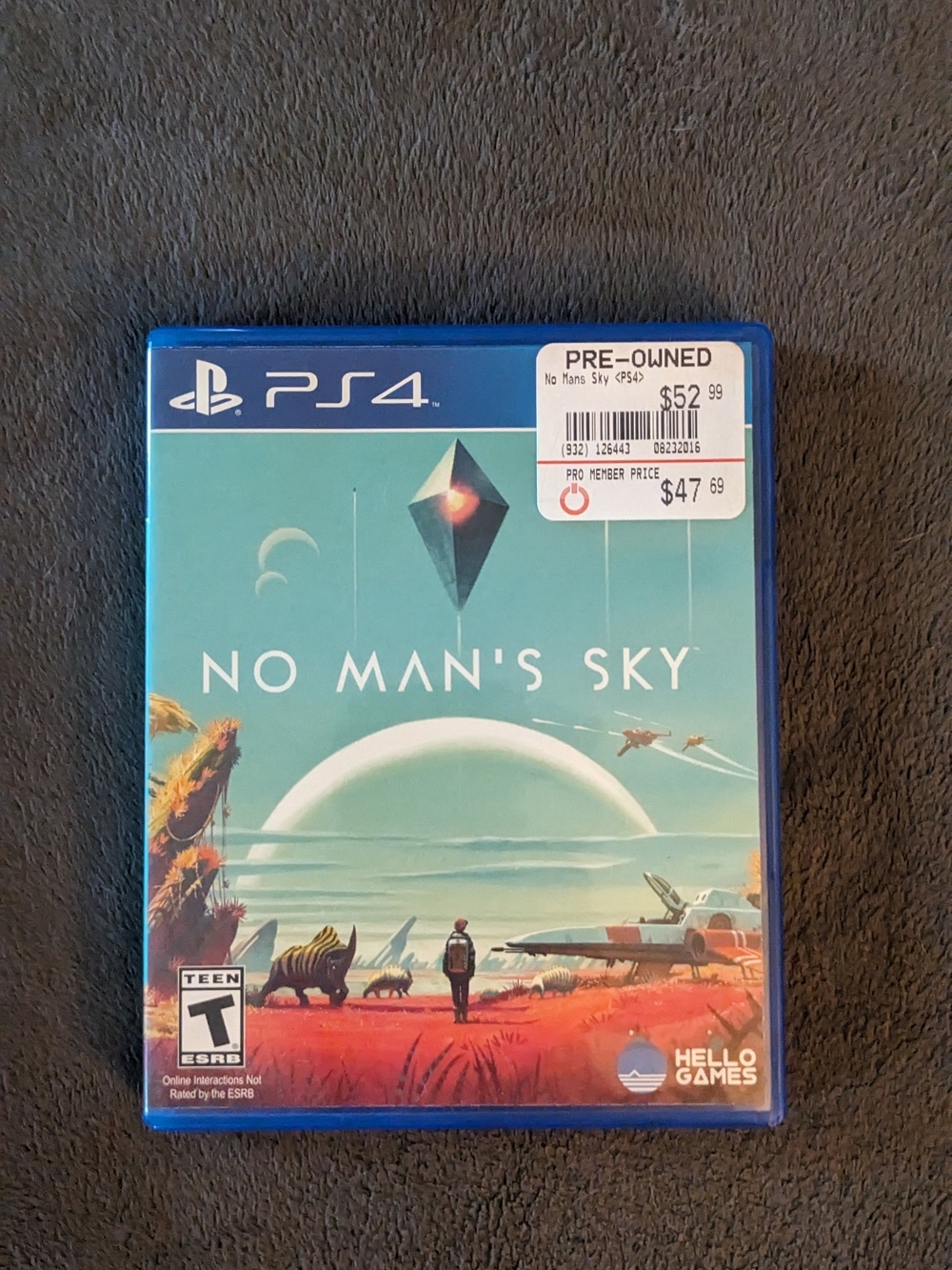 Sony PS4 No Man's Sky Game - Blue Case